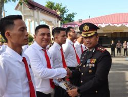 Ungkap Kasus Korupsi, 4 Personel Polres Padangsidimpuan Terima Penghargaan