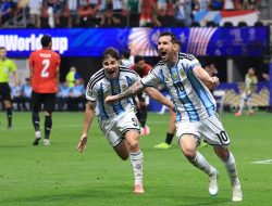 Sempat Tertinggal Dua Gol, Argentina Menang Dramatis 3-2 atas Mesir