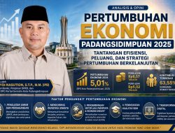 Mengungkit Pertumbuhan Ekonomi Padangsidimpuan di Tengah Efisiensi Anggaran