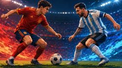 Messi Ubah Peran, Argentina Hancurkan Mimpi Inggris di Menit Akhir