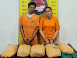 Tak Beri Celah bagi Pengedar, Satresnarkoba Polres Tapsel Berhasil Amankan 5 Kilogram Ganja