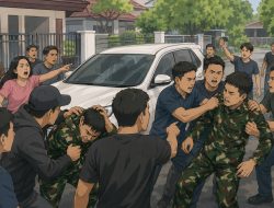 Teriakan Calon Pembeli Picu Keributan, Dua Oknum TNI Diamankan Warga di Medan