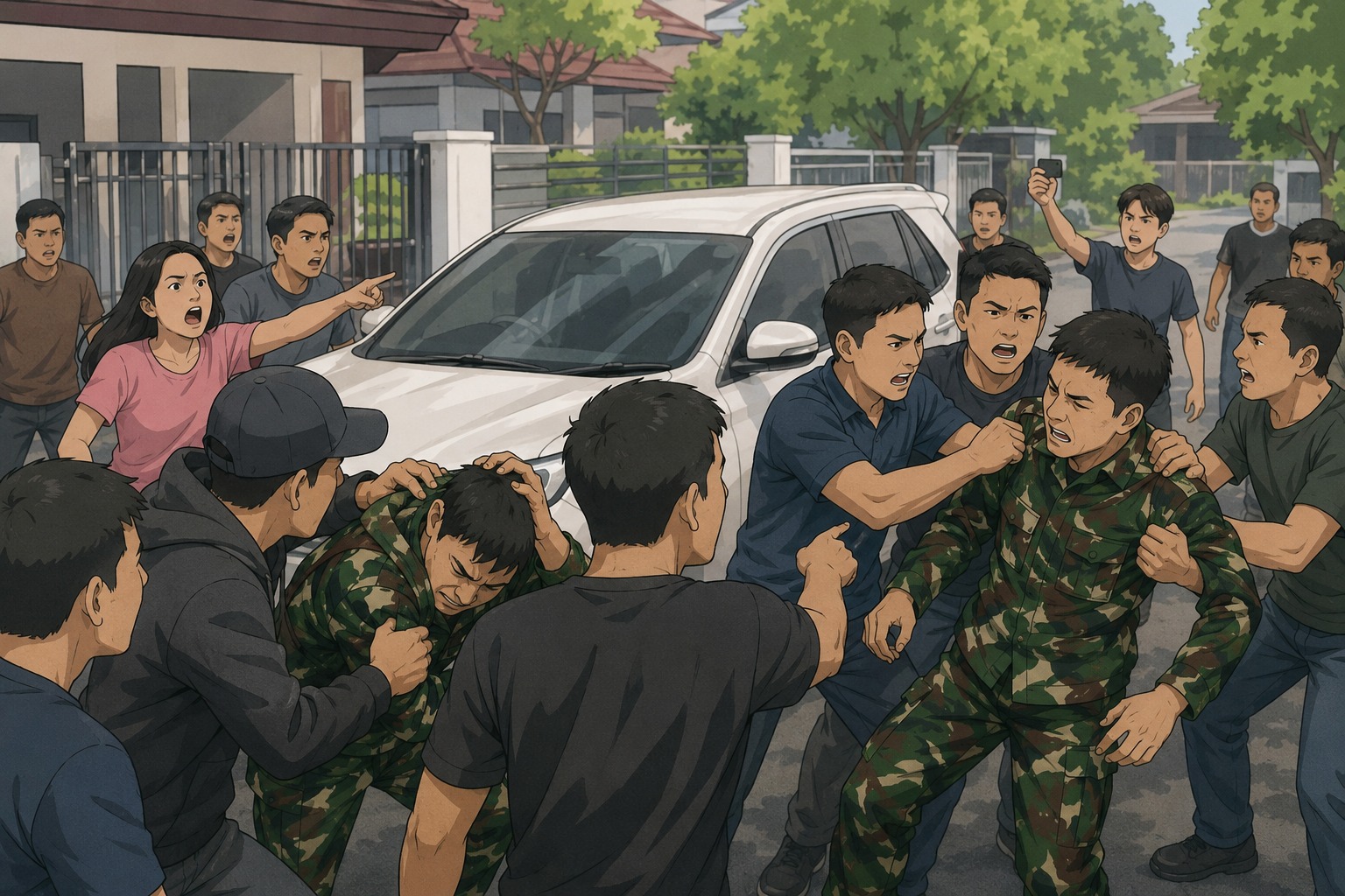 Dua oknum TNI diamankan warga di Medan
