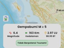 Gempa Simalungun Dirasakan Hingga Sidimpuan, Tapsel dan Madina