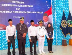 Berkah Kemerdekaan, Lima Orang WBP Lapas Salambue, Sidimpuan Bebas