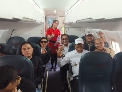 Penerbangan Perdana Wings Air, Saipullah Ajak Kepala Daerah Tabagsel Jaga Keberlanjutan Rute