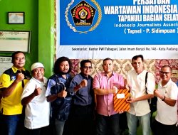 Mantan Anggota DPRD Tapsel Ditunjuk Ketua Panitia Konferensi PWI Tabagsel
