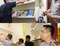 Kapolres Padangsidimpuan Sulap Ruang Tahanan Menjadi Perpustakaan Mini