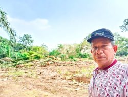 Kabar Baik bagi Warga Tandihat Tapsel, Lokasi Huntap Mulai Dibersihkan