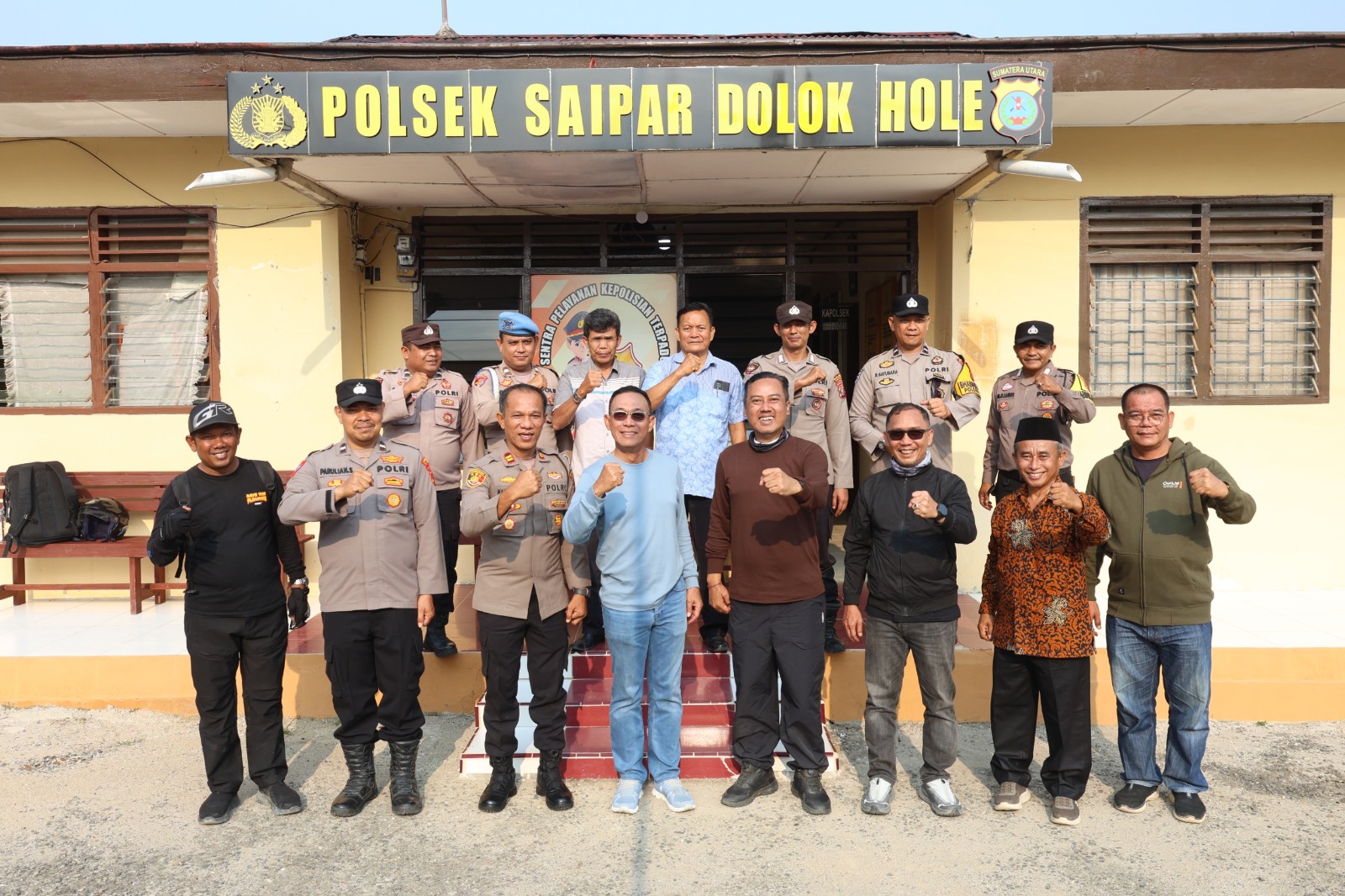 Kapolres Tapsel kunjungi Polsek Saipar Dolok Hole