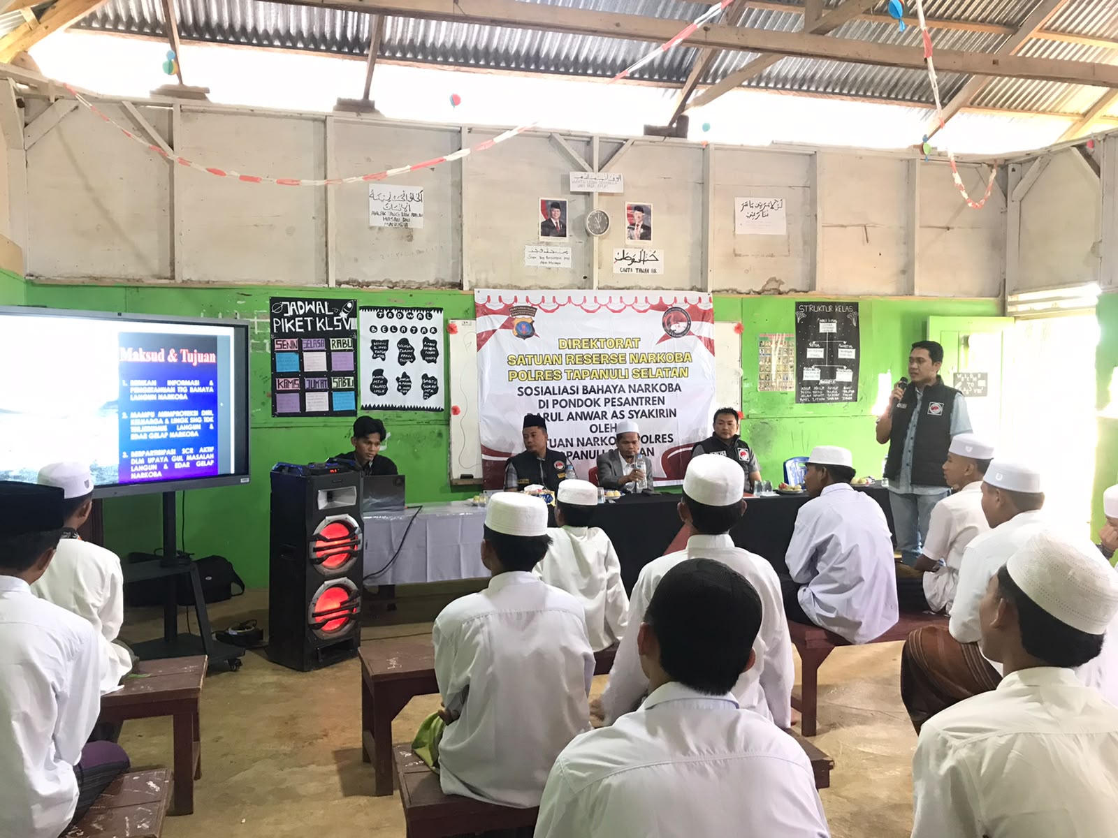 Satresnarkoba Polres Tapsel sosialisasi P4GN