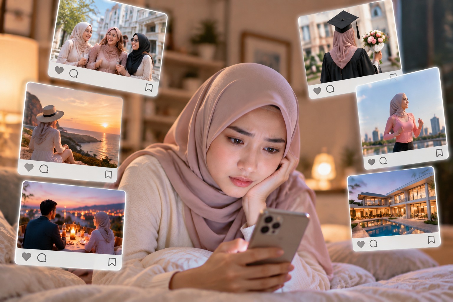 Media sosial dan ilusi hidup sempurna