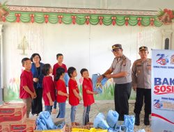 75 Tahun Humas Polri, Polres Tapsel Berbagi Kebahagiaan dengan Anak-anak Panti Asuhan Debora